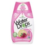 Water Drops®, вкусная стевия, усилитель воды, малиновый лимонад, 48 мл (1,62 жидк. Унции) — SweetLeaf Stevia