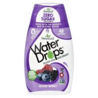 Water Drops®, восхитительный усилитель воды со стевией, ягодное ассорти, 48 мл (1,62 жидк. унции) — SweetLeaf Stevia