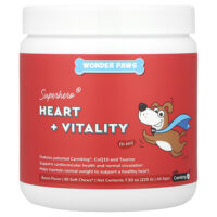 Wonder Paws, Superhero® Heart + Vitality Chews, для собак, для всех возрастов, бекон, 90 жевательных таблеток, 225 г (7,93 унции)