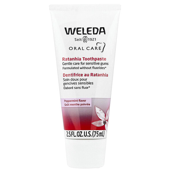 wed09808_v_41.jpg Oral Care, зубная паста из ратании, со вкусом перечной мяты, 75 мл (2,5 жидк. унц.) — Weleda