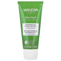 Skin Food, уход за лицом, питательное очищающее средство 2 в 1 и маска для лица, 75 мл (2,5 жидк. унции) — Weleda