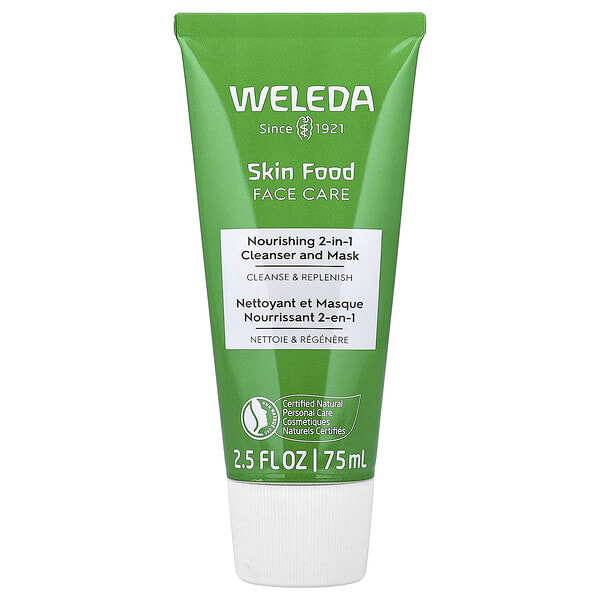 wed57997_v_61.jpg Skin Food, уход за лицом, питательное очищающее средство 2 в 1 и маска для лица, 75 мл (2,5 жидк. унции) — Weleda