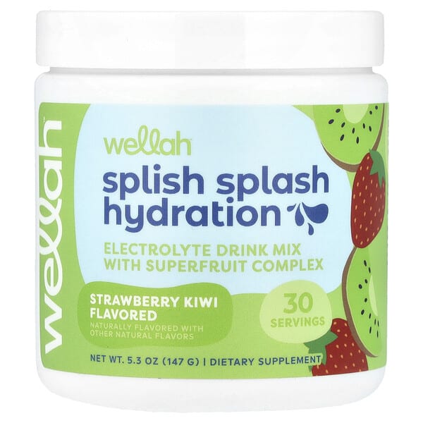 weh08961_v_9.jpg Splish Splash Hydration, клубника и киви, 147 г (5,3 унции) — Wellah