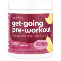 Get-Going Pre-Workout, малиновый лимонад, 333 г (11,9 унции) — Wellah