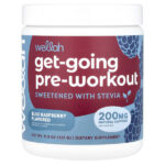 Get-Going Pre-Workout, голубая малина, 321 г (11,5 унции) — Wellah