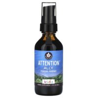Kids, Attention Ally Focus Friend, 59 мл (2 жидк. унции) — WishGarden Herbs
