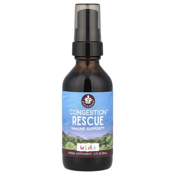 wgh24102_v_8.jpg Kids, Congestion™ Rescue, 59 мл (2 жидк. Унции) — WishGarden Herbs