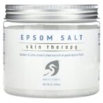 английская соль, Skin Therapy, кокос и лайм, 454 г (16 унций) — White Egret