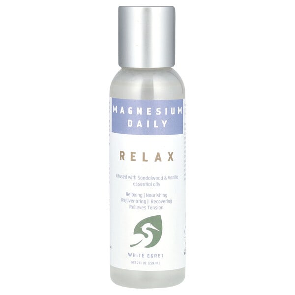 whe02193_v_8.jpg Magnesium Daily, Relax, 59 мл (2 жидк. унц.) — White Egret