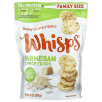 Whisps, чипсы с сыром, пармезан, 170 г (6 унций)