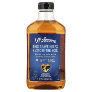 органический нектар голубой агавы, 1,25 кг (44 унции) — Wholesome Sweeteners