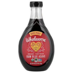 Органическая необработанная голубая агава, 1,25 кг (44 унции) — Wholesome Sweeteners