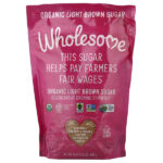 органический светлый коричневый сахар, 680 г (24 унции) — Wholesome Sweeteners