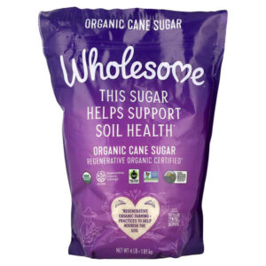 органический тростниковый сахар, 1,81 кг (4 фунта) — Wholesome Sweeteners