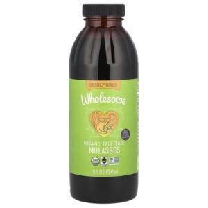 Органическая патока, несульфированная, 473 мл (16 жидк. унц.) — Wholesome Sweeteners
