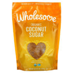 Органический сахар из кокосовой пальмы, 1 фунт (16 унций) — 454 г — Wholesome Sweeteners