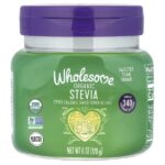 органическая стевия, 170 г (6 унций) — Wholesome Sweeteners