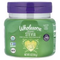 органическая стевия, 170 г (6 унций) — Wholesome Sweeteners