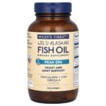 жир дикой аляскинской рыбы, максимальное содержание ЭПК, 120 капсул — Wiley's Finest