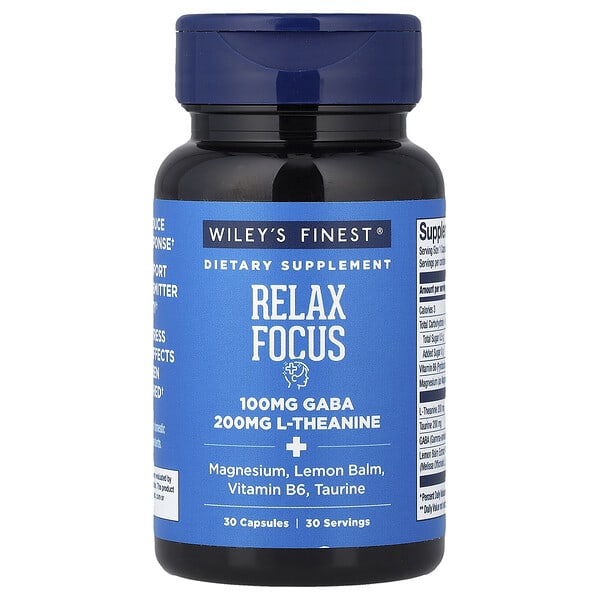 wif01010_v_9.jpg Relax Focus, 30 капсул — Wiley's Finest