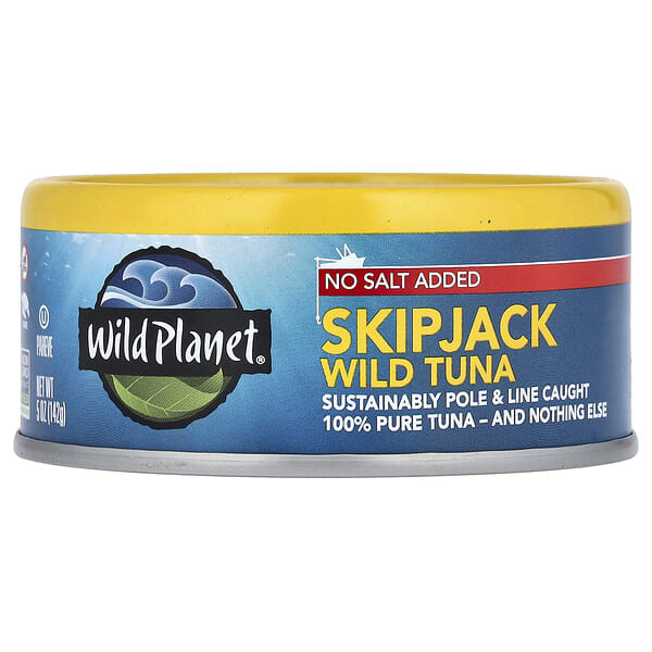 wld00071_v_27.jpg Дикий тунец, без добавления соли, 142 г (5 унций) — Wild Planet
