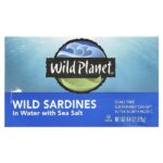 Дикие сардины в жидкости с морской солью, 4,4 унции (125 г) — Wild Planet