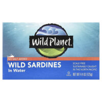 дикие сардины, в воде, без добавления соли, 125 г (4,4 унции) — Wild Planet