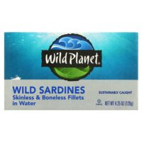 Дикие сардины, филе без кожи и костей в воде, 120 г (4,25 унции) — Wild Planet