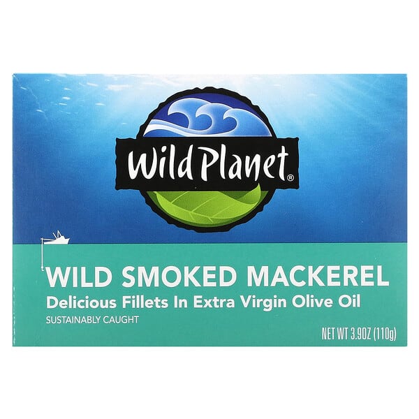 wld00270_v_10.jpg Скумбрия из дикого копчения, 110 г (3,9 унции) — Wild Planet