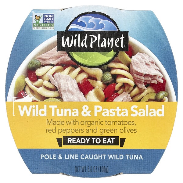 wld00452_v_49.jpg Салат из пасты с диким тунцом, 160 г (5,6 унции) — Wild Planet