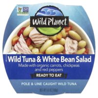 Салат из белой фасоли с диким тунцом, 160 г (5,6 унции) — Wild Planet