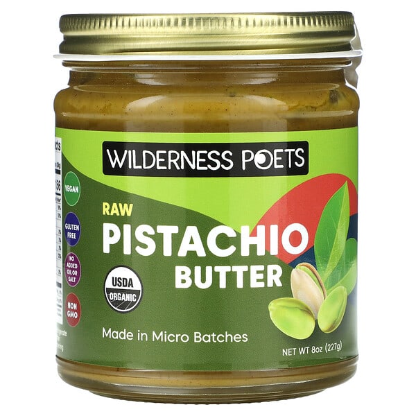 wlp00221_v_47.jpg Паста из органических сырых фисташек, 227 г (8 унций) — Wilderness Poets