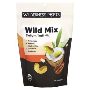 Organic Wild Mix, смесь Delight Trail, 226 г (8 унций) — Wilderness Poets
