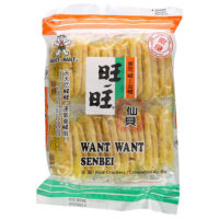 Want-Want, сэмбэй, рисовые крекеры, 92 г (3,25 унции)