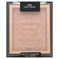 ColorIcon, бронзер, билет на самолет 740A в Бразилию, 11 г (0,38 унции) — wet n wild