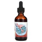 витамин B-12 с фолиевой кислотой, 59 мл (2 жидк. унции) — World Organic