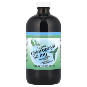 жидкий хлорофилл, со вкусом натуральной мяты, 474 мл (16 жидк. унций) — World Organic