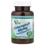 хлорофилл, 60 мг, 100 растительных капсул — World Organic
