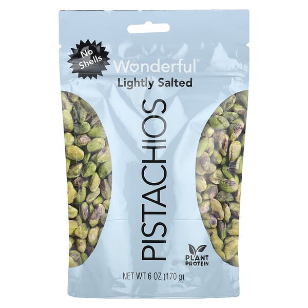 wrp91061_v_2.jpg Wonderful Pistachios, с добавлением соли, без скорлупы, 170 г (6 унций)