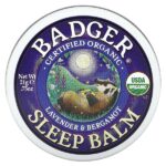 Органический бальзам для сна, лаванда и бергамот, 21 г (0,75 унции) — Badger