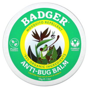 Бальзам с защитой от насекомых с цитронеллой и розмарином, 56 г (2 унции) — Badger