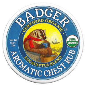 ароматическая мазь для грудной клетки, эвкалипт и мята, 56 (2 унции) — Badger