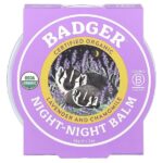Organic, бальзам "ночь-ночь", лаванда и ромашка, 2 унции (56 г) — Badger — изображение 2