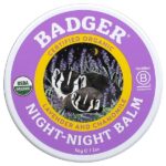 Organic, бальзам "ночь-ночь", лаванда и ромашка, 2 унции (56 г) — Badger