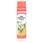 бальзам для губ, розовый грейпфрут, 4,2 г (0,15 унции) — Badger