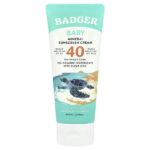 детский минеральный солнцезащитный крем, SPF 40, ромашка и календула, 87 мл (2,9 жидк. унции) — Badger