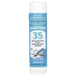 стик для лица, натуральное минеральное солнцезащитное средство, SPF 35, без запаха, 18,4 г (0,65 унции) — Badger