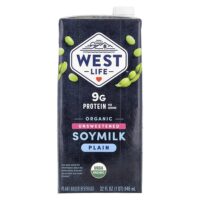 West Life, органическое соевое молоко, без подсластителей, без добавок, 946 мл (32 жидк. унции)