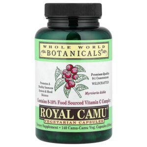 Royal Camu®, 140 растительных капсул — Whole World Botanicals
