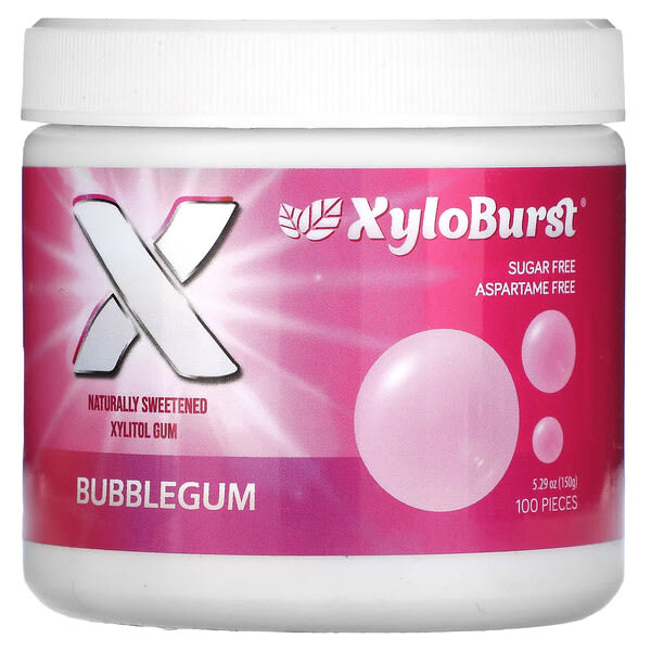 xlb00719_v_28.jpg ксилитол, жевательная камедь, 100 шт., 150 г (5,29 унции) — Xyloburst